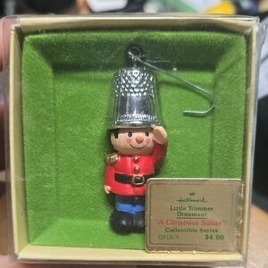 Vintage Hallmark Red and Silver Decorative Accents Collection